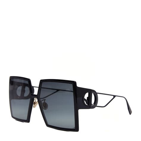 dior sonnenbrille montaigne|CHRISTIAN DIOR Square 30 Montaigne Sunglasses Black .